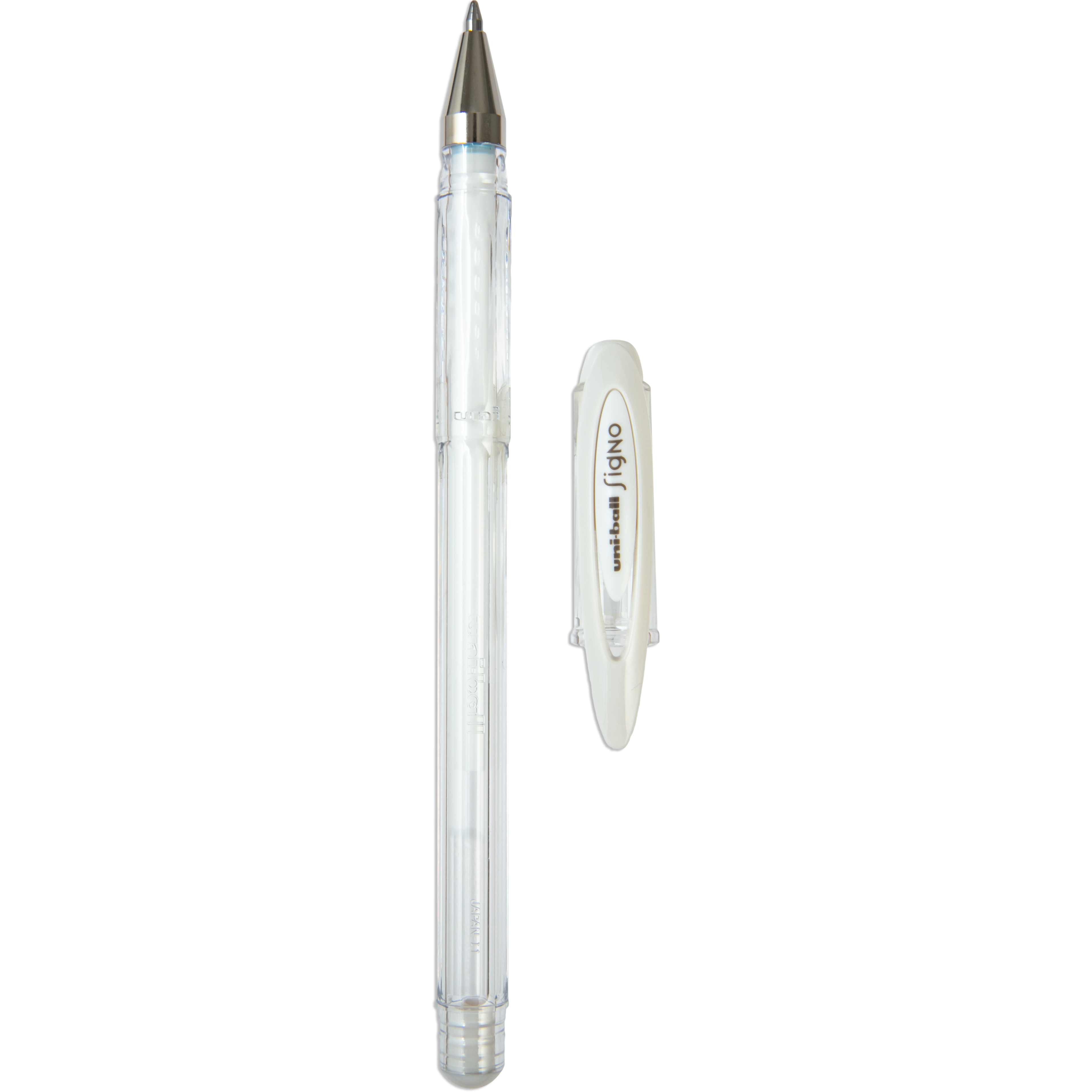 Change your life: Uniball Signo Gel Rollerball Pen White 0.7mm 967